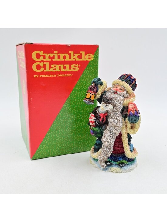 Other - Possible Dreams Crinkle Claus Teddy Russian Santa #659073 Vintage 1998